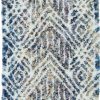 5'x8' Grey Ivory Machine Woven Space Dyed Geometric Indoor Area Rug