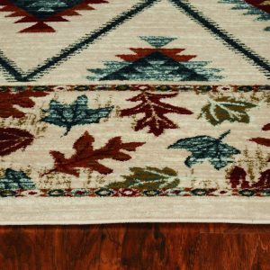 3' x 5' Ivory Polypropylene Rug