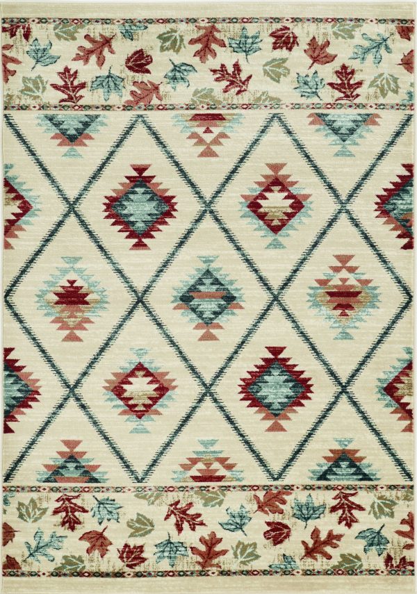 3' x 5' Ivory Polypropylene Rug - Image 2