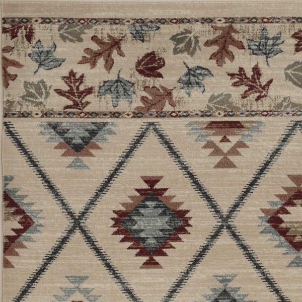 3' x 5' Ivory Polypropylene Rug - Image 5