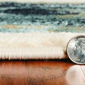 5' x 8' Ivory or Blue Lodge Area Rug