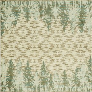 5'x8' Ivory Machine Woven Pinegrove Lodge Indoor Area Rug