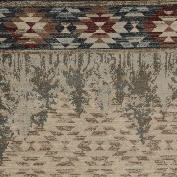 5'x8' Ivory Machine Woven Pinegrove Lodge Indoor Area Rug - Image 4