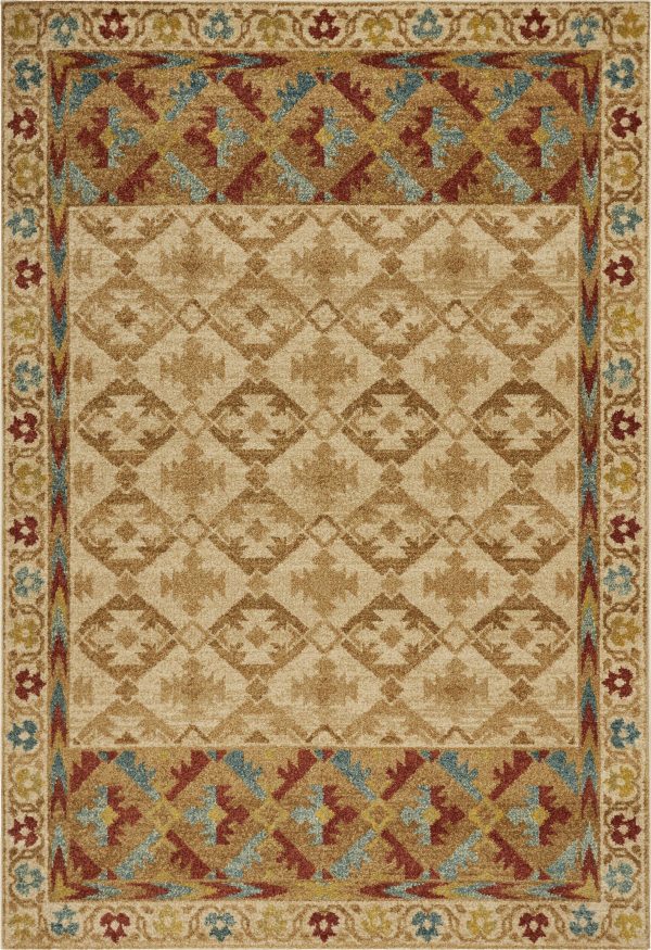 31" X 96" Sand Polypropylene Rug - Image 2
