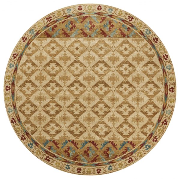 31" X 96" Sand Polypropylene Rug - Image 3