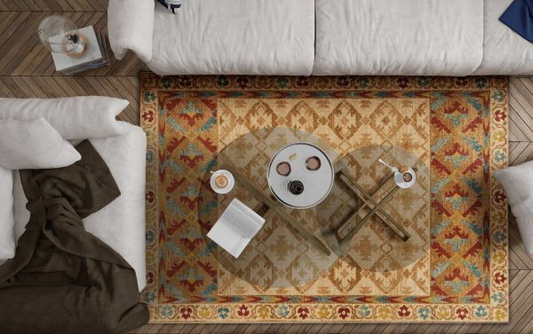 31" X 96" Sand Polypropylene Rug - Image 5