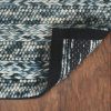 39 X 63 Blue Wool Rug - Image 3