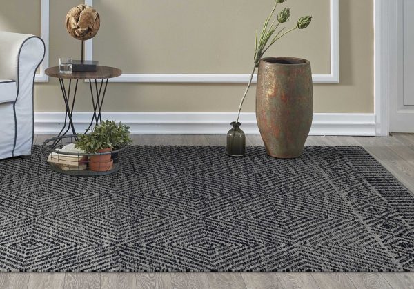 60 X 84 Blue Wool Rug - Image 5