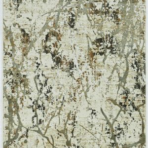79 X 114 Ivory or Gold Polypropylene or Viscose Rug