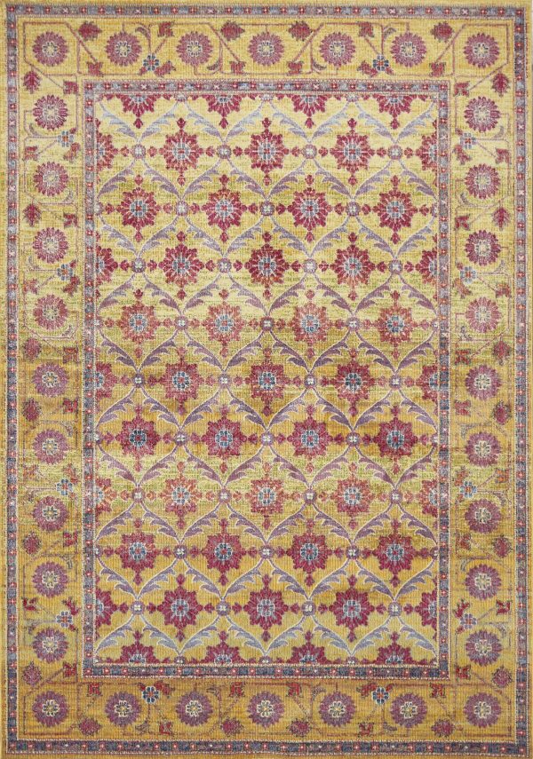 31 X 96 Gold Polypropylene Rug - Image 2