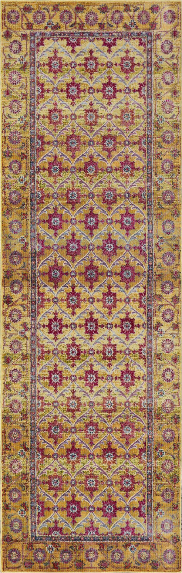 31 X 96 Gold Polypropylene Rug - Image 4
