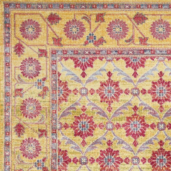 31 X 96 Gold Polypropylene Rug - Image 5