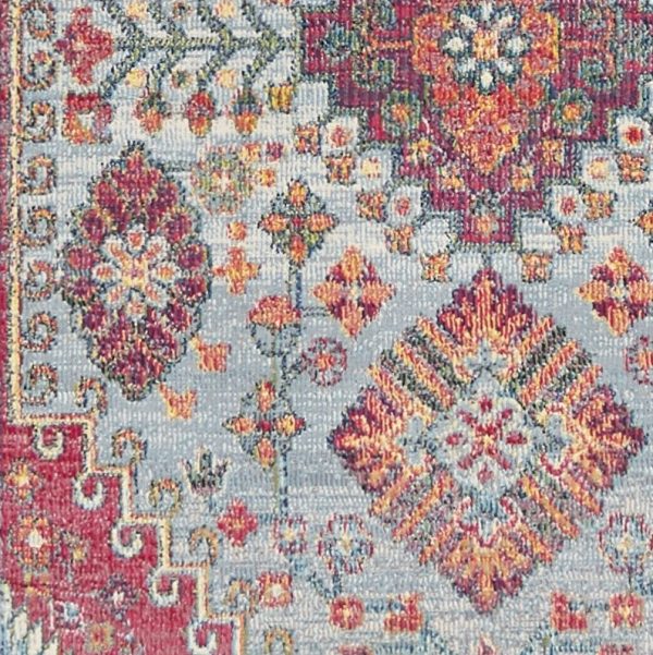 63" X 91" Multi Polypropylene Rug - Image 3