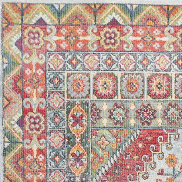 63" X 91" Multi Polypropylene Rug - Image 4