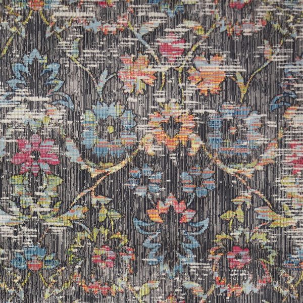 39" X 59" Charcoal Polypropylene Rug - Image 4