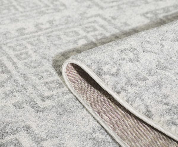 2' x 7' Ivory or Grey Polypropylene Area Rug - Image 3