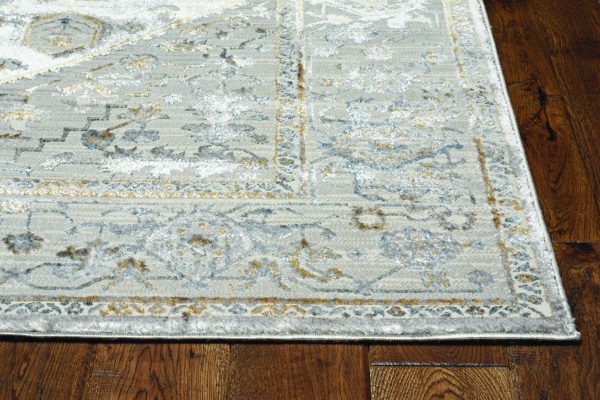 3' x 5' Grey Parisian Area Rug - Image 2