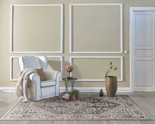 3' x 5' Grey Parisian Area Rug - Image 3