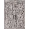 5'x8' Grey Machine Woven Abstract  Indoor Area Rug - Image 2