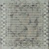 4'x6' Beige Machine Woven Shrank Abstract Lines Design Indoor Area Rug - Image 3