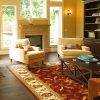 94" X 118" Red or  Ivory  Polypropylene Rug - Image 2