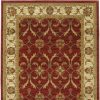 94" X 118" Red or  Ivory  Polypropylene Rug - Image 3