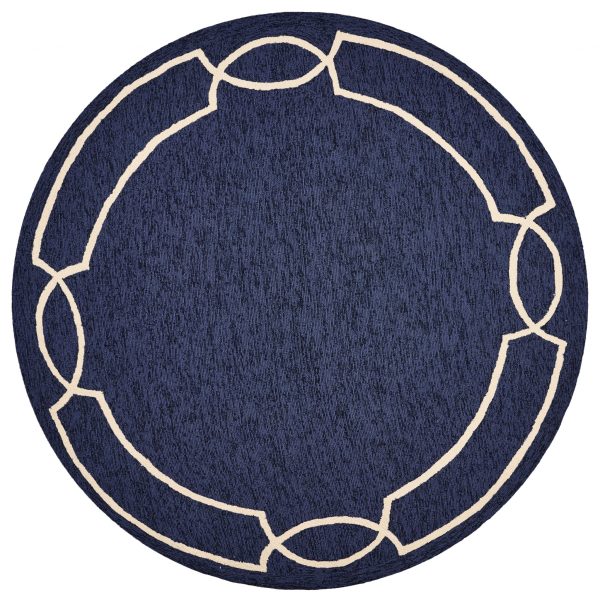 3' x 5' Ocean Coastal Bordered Area Rug - Image 3