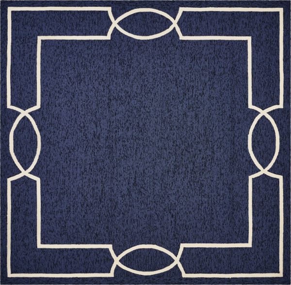 3' x 5' Ocean Coastal Bordered Area Rug - Image 4
