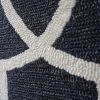 5'x7' Grey Hand Hooked UV Treated Distressed Traditional Floral Indoor Outdoor Area Rug - Image 4