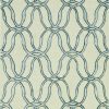 8' Silver Ivory Hand Tufted Vermicular Indoor Runner Rug - Image 2