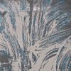 3' x 5' Silver or Blue Abstract Brushstrokes Area Rug - Image 3