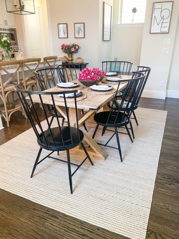 5'x7' Ivory Hand Woven Jute And Wool Indoor Area Rug - Image 5