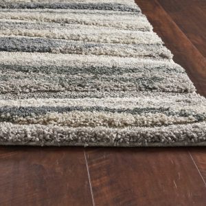 39 X 63  Grey Polypropylene Rug