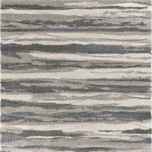 78 X 78 Grey Polypropylene Rug