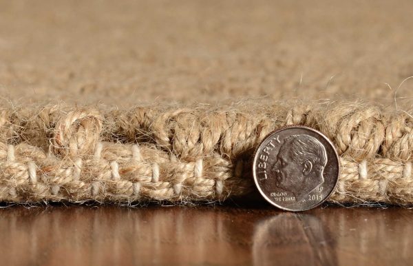 2' x 4' Natural Jute Rug - Image 5