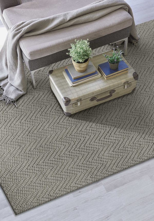 2' x 7' Grey Jute Runner Rug - Image 4