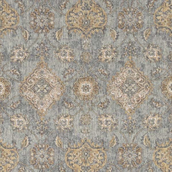 2'x3' Sage Green Machine Woven Vintage Traditional Indoor Accent Rug - Image 2