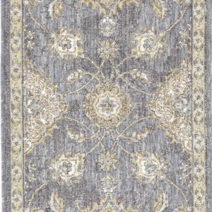 5'x8' Sage Green Machine Woven Traditional Indoor Area Rug