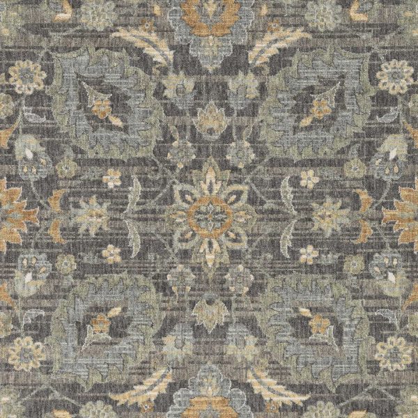 5'x8' Taupe Machine Woven Traditional Indoor Area Rug - Image 2