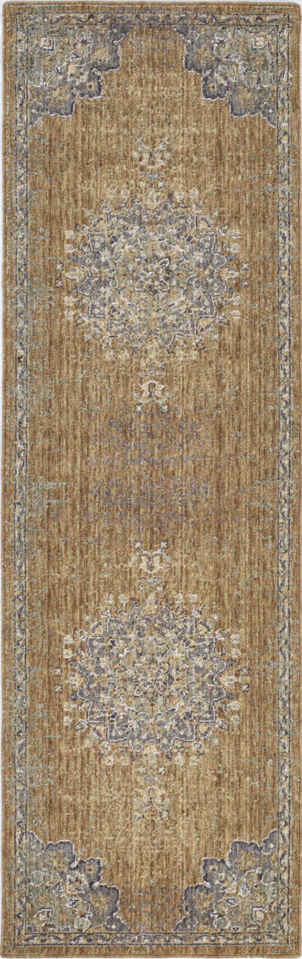 63 X 91 Coffee Wool Rug - Image 5
