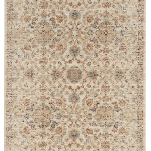 3' X 5' Ivory Floral Vines Area Rug