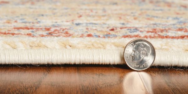 3' X 5' Ivory Floral Vines Area Rug - Image 4
