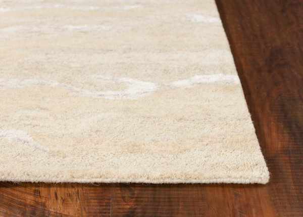 3'x5' Ivory Hand Tufted Abstract Indoor Area Rug - Image 5