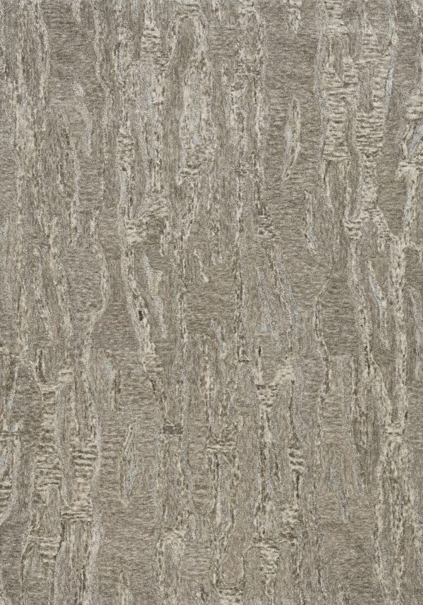 3'x5' Sand Hand Tufted Abstract Indoor Area Rug - Image 2