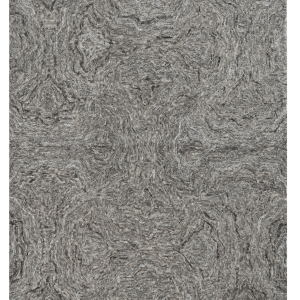 3'x5' Grey Hand Tufted Abstract Indoor Area Rug