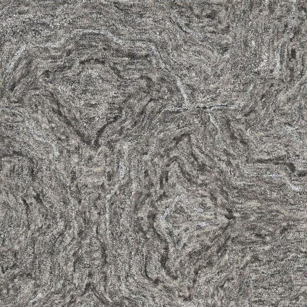 3'x5' Grey Hand Tufted Abstract Indoor Area Rug - Image 3