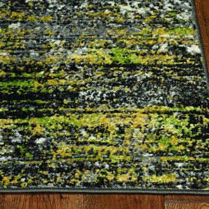 5' x 8' Grey Abstract Area Rug