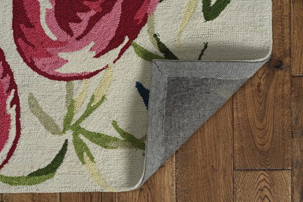 5' x 7' Ivory or Pink Flamingo Indoor Area Rug - Image 4