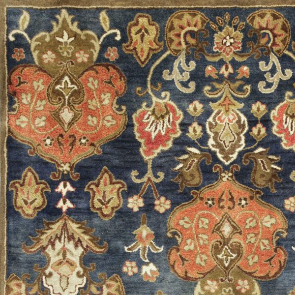 5'x8' Ivory Hand Hooked Corals And Shells Indoor Area Rug - Image 2