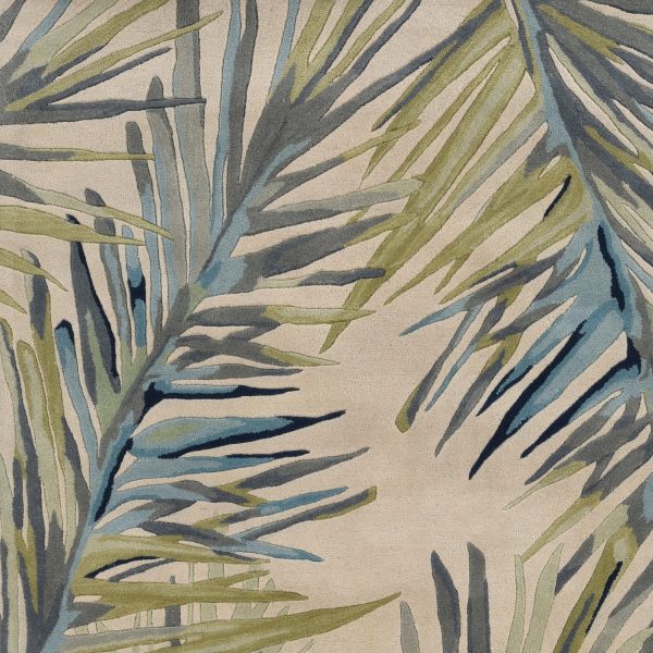 66 X 66 Ivory  Wool Rug - Image 2